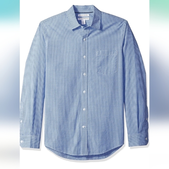 Amazon Essentials Other - 🩷 3/$15 Amazon Essentials Slim Fit Men's Long Sleeve Button Down Shirt